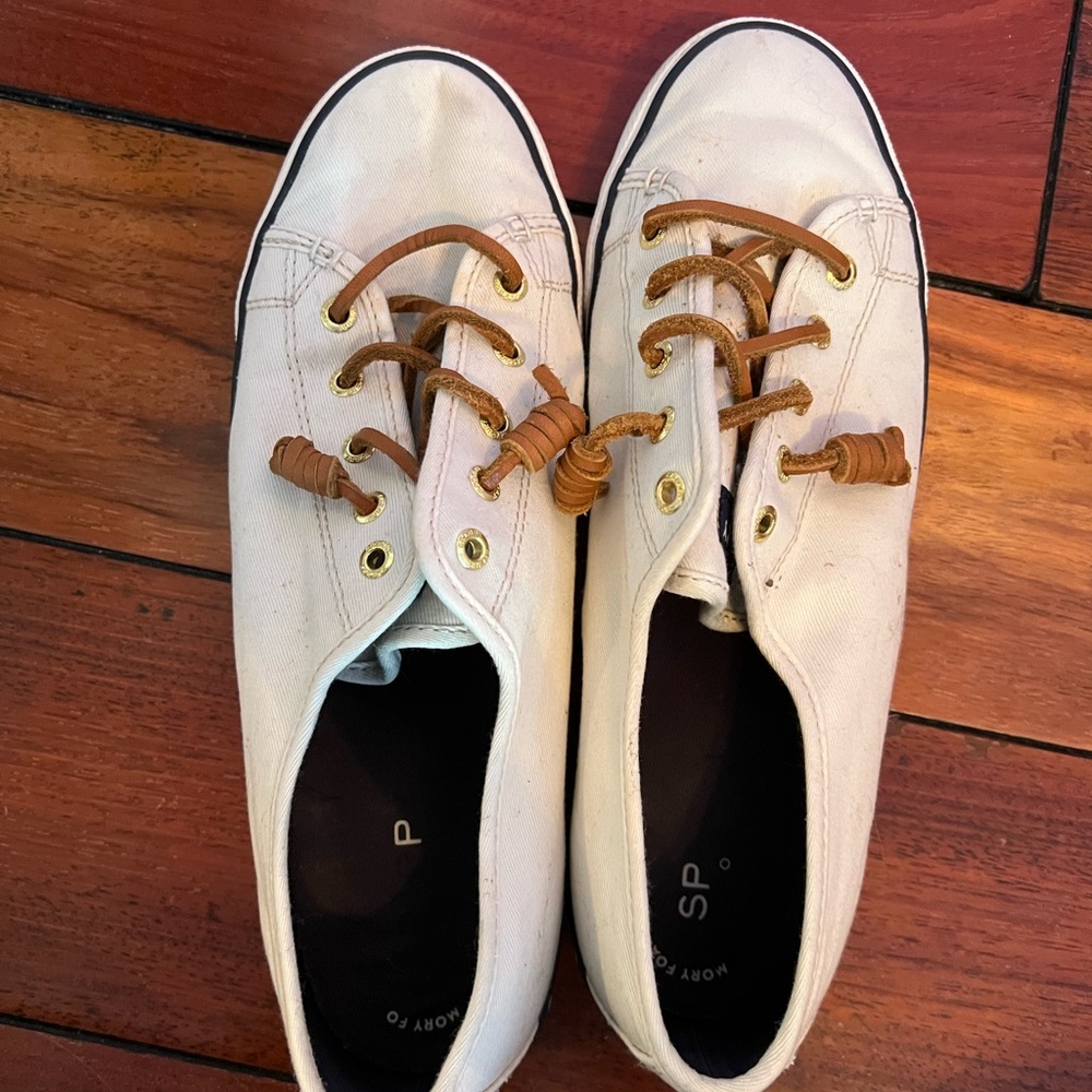 White Sperrys